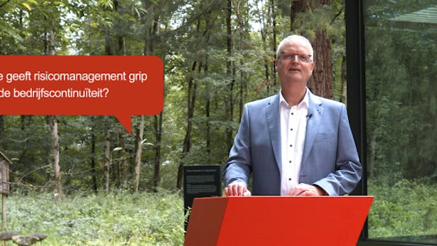 Het accent op risicomanagement