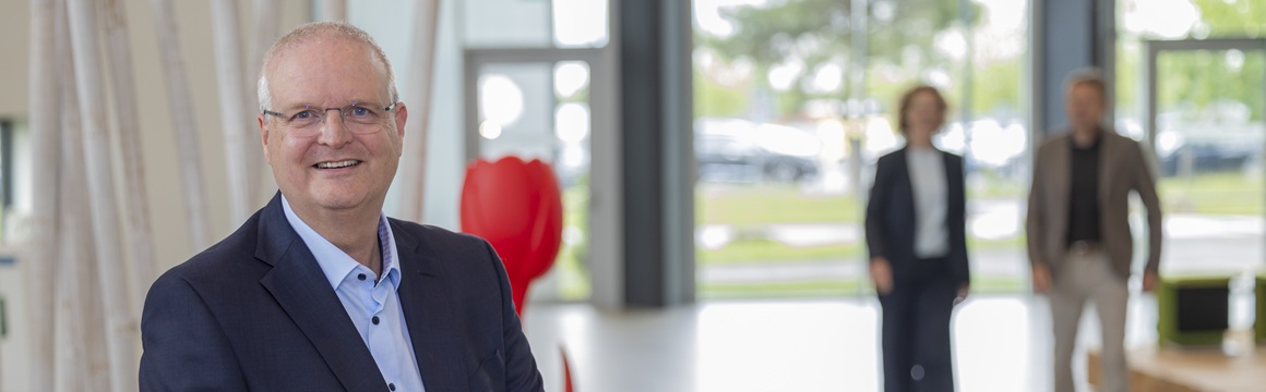 Gerard Rooks op voorgrond