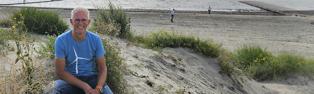 Collega jelle op strand
