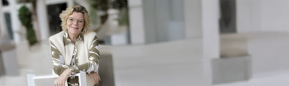 Collega patricia op trap