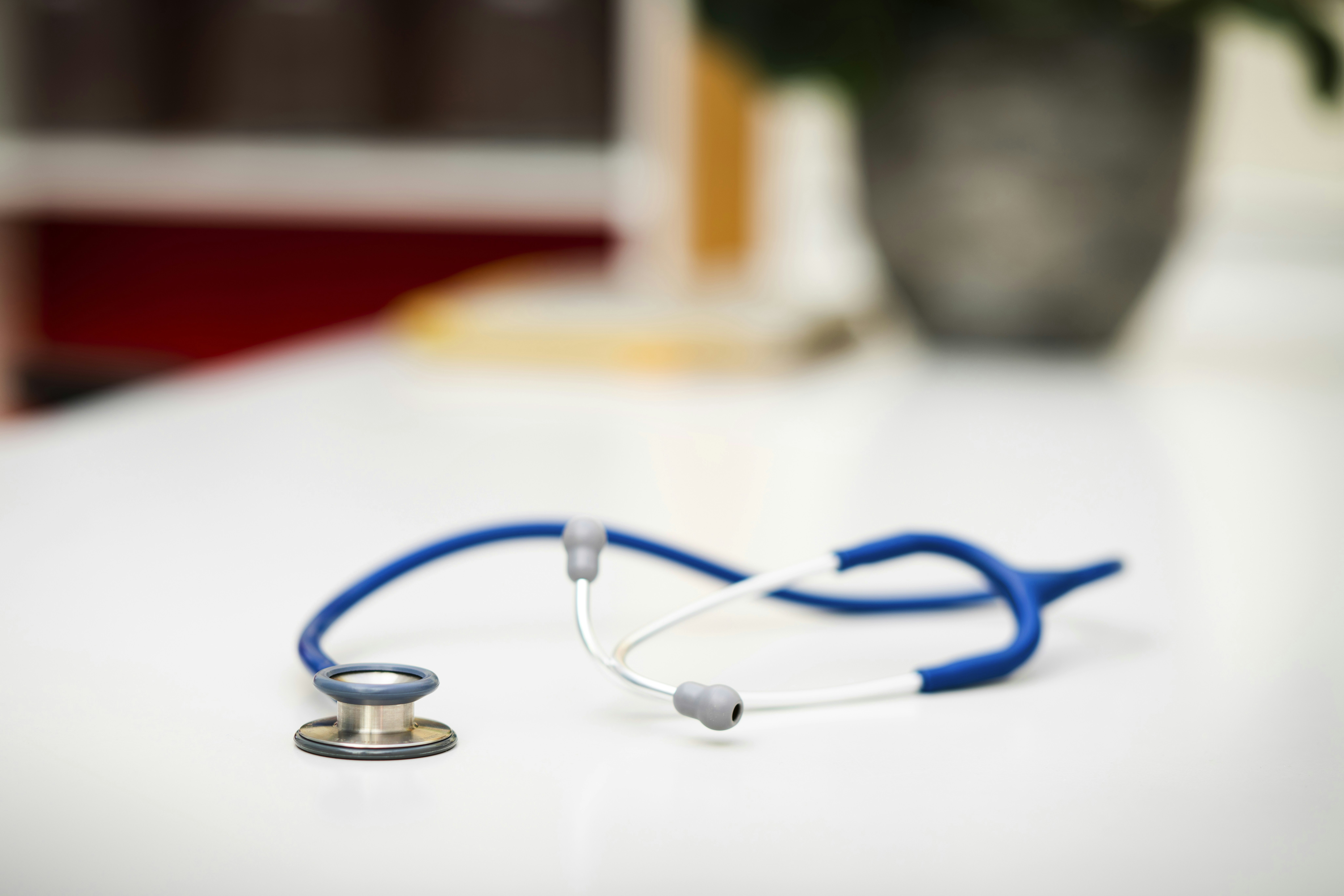 Bij de dokter stethoscoop