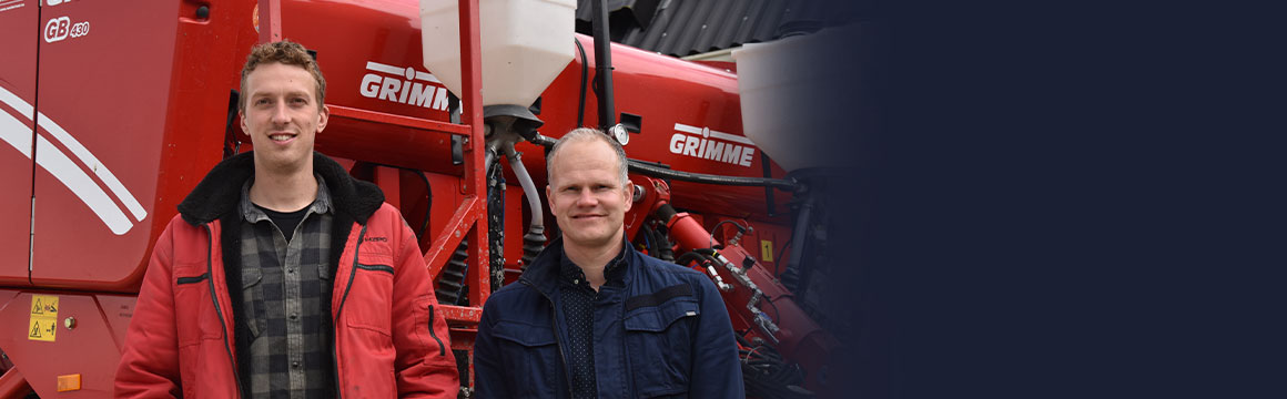 Adviseur William en zijn klant Willard over Podium